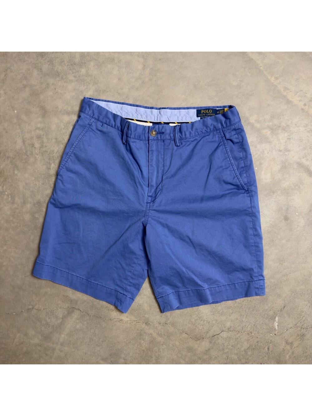 Polo Ralph Lauren Chino Shorts Mens 32 Blue Classic Fit 9in